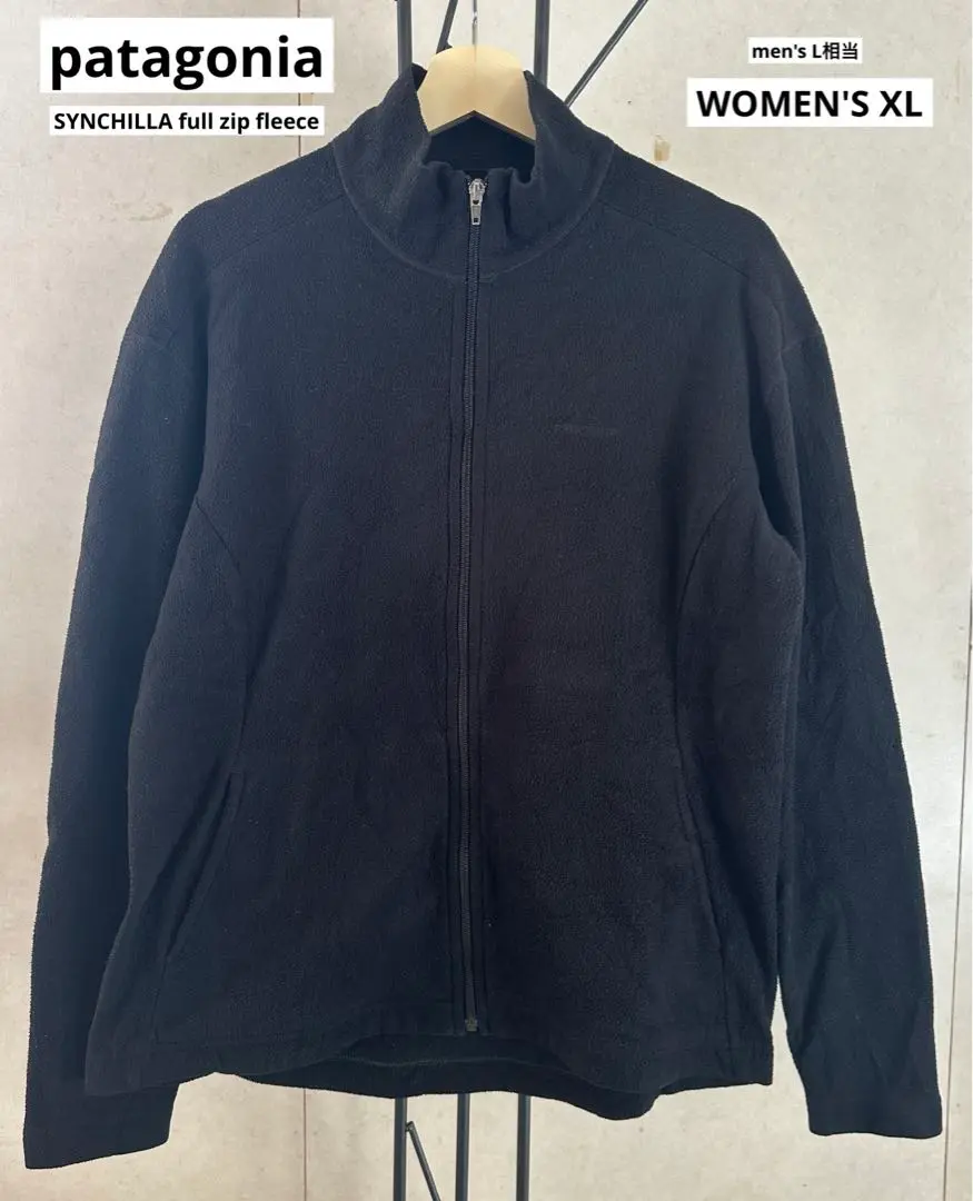 【patagonia シンチラ カーディガン】ブラック XL 極美品 PATAGONIA (パタゴニア) Synch Cardigan / シンチラ・カーディガン