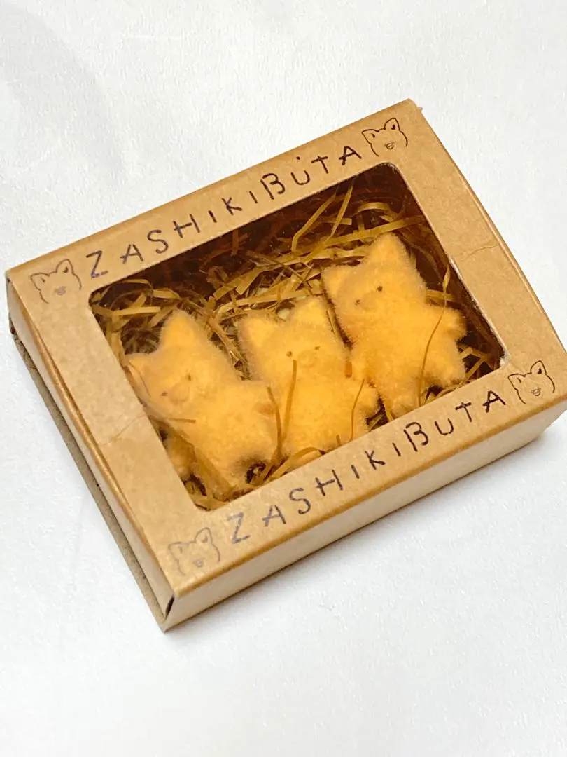 新品 當時物 坐敷豬 圖釘 推釘 80年代 昭和 復古 古董 的縮圖