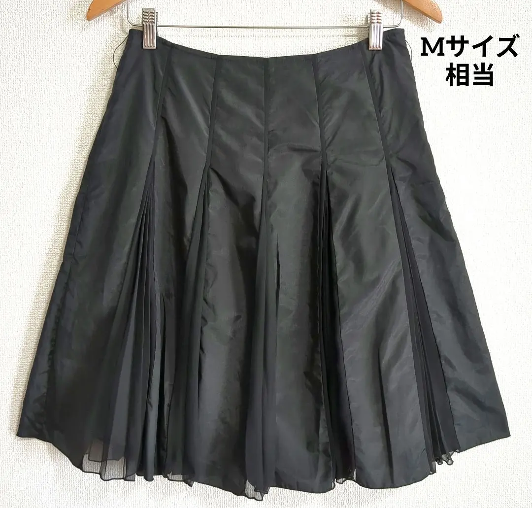 Thumbnail of Metal Toe Skirt, Size M Equivalent, Chiffon Pleats, Sheer, Black