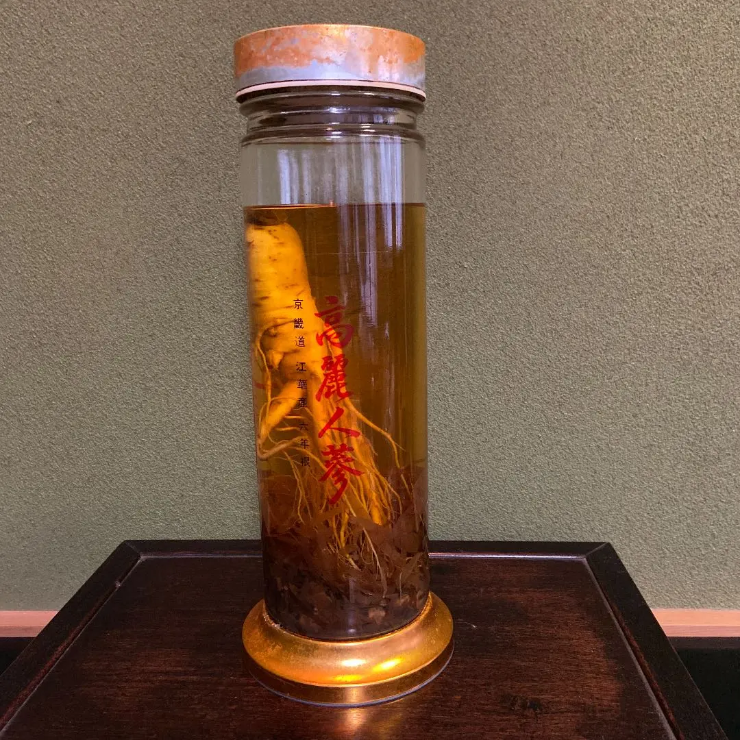 古酒　高麗人参酒瓶漬け　大容量 古酒 眞露 高麗人参酒 720ML 35度 大韓民国 70〜80's｜Yahoo