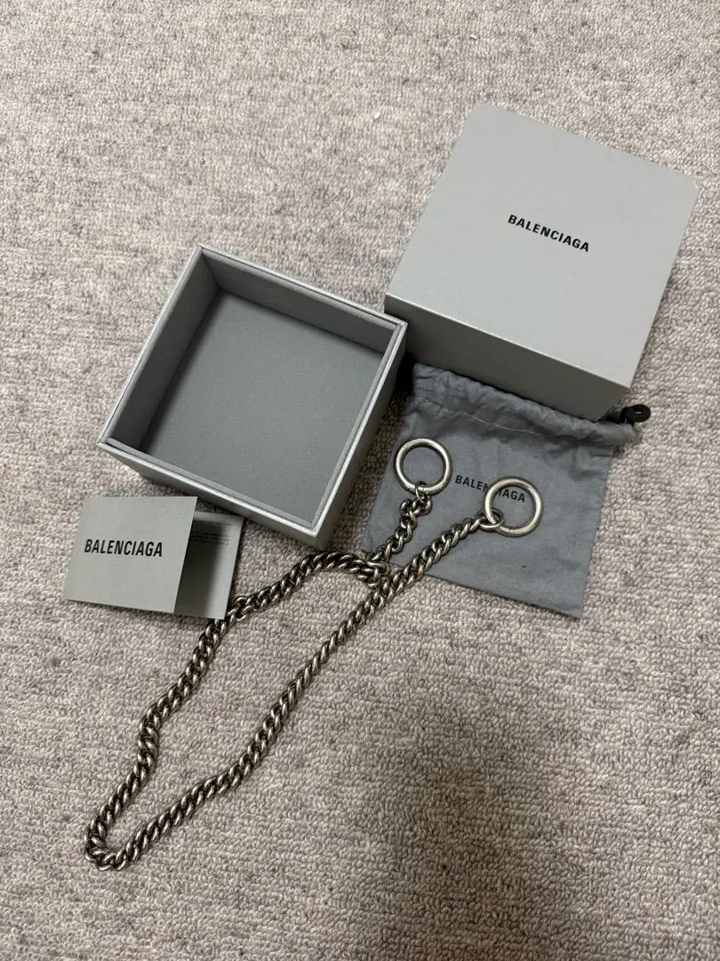 BALENCIAGA Tags パンツチェーン ウォレットチェーン BALENCIAGA 美品 バレンシアガ Tags パンツチェーン ウォレット