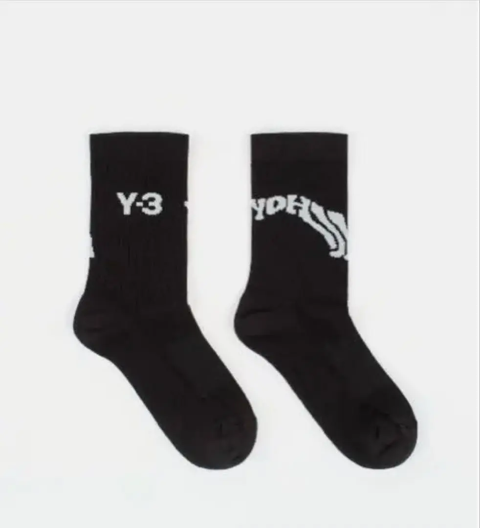 Y-3 ヨウジヤマモト　ロゴ入り ホワイトソックス Y-3 ヨウジヤマモト ロゴ入り ホワイトソックス Y-3 Yohji