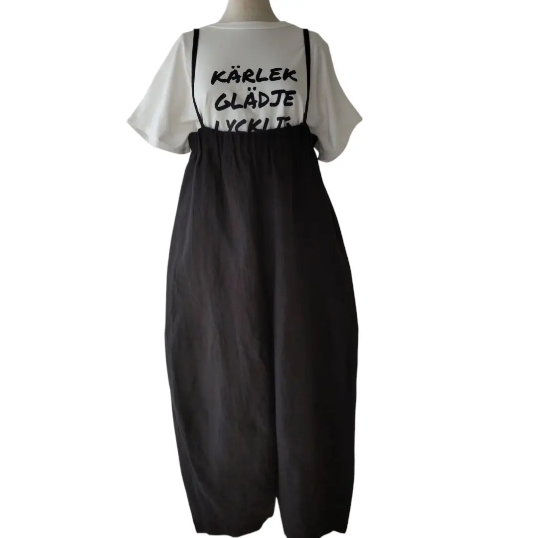 【美品】オネット・ドロップヒップパンツ・ワイド・イージーパンツ・ウール・リネン 美品】オネット・ドロップヒップパンツ・ワイド・イージーパンツ