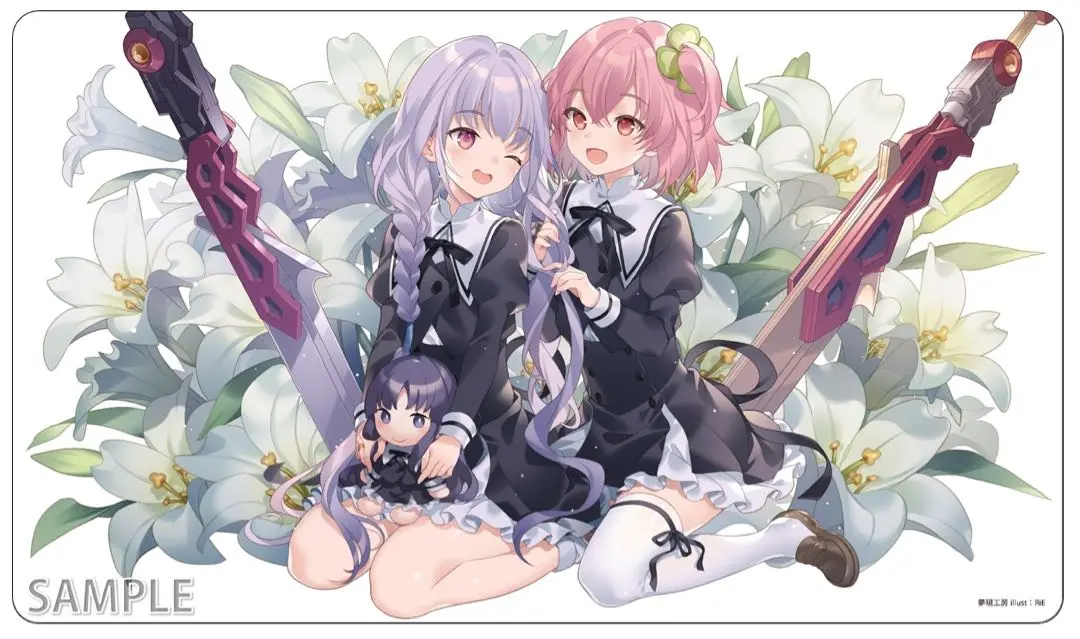 アサルトリリィ 郭神琳 王雨嘉 プレイマット スリーブセット 夢現工房 Amazon.co.jp: 郭神琳 王雨嘉 カードスリーブ プレイマット