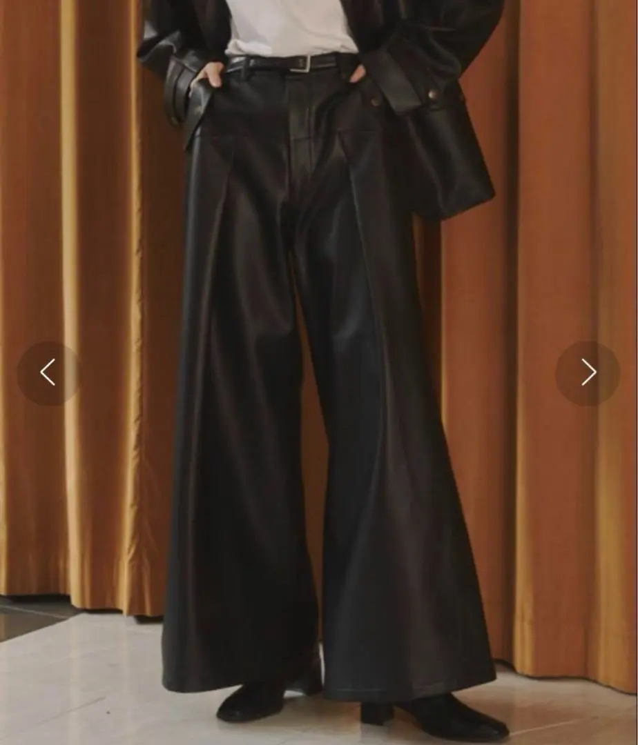 パンツ seyto Vintage fake leather flare pants m87580978305_1.jpg?1748956259