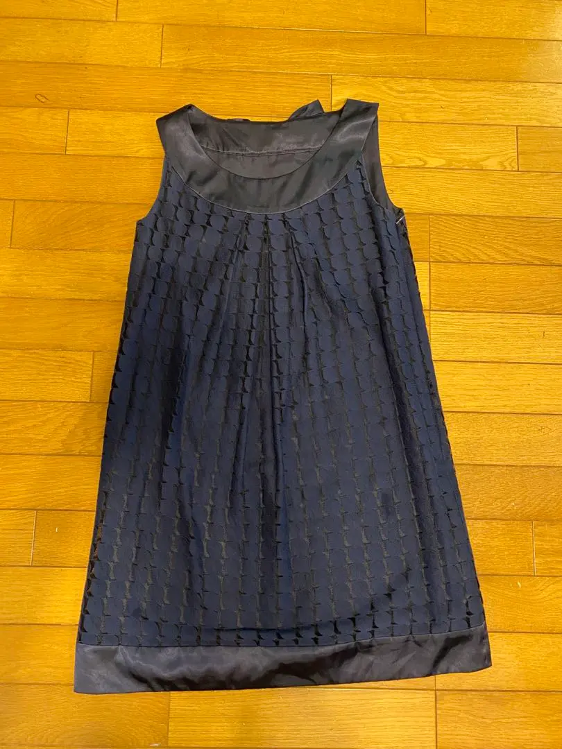 Thumbnail of Navy sleeveless dress, size 9