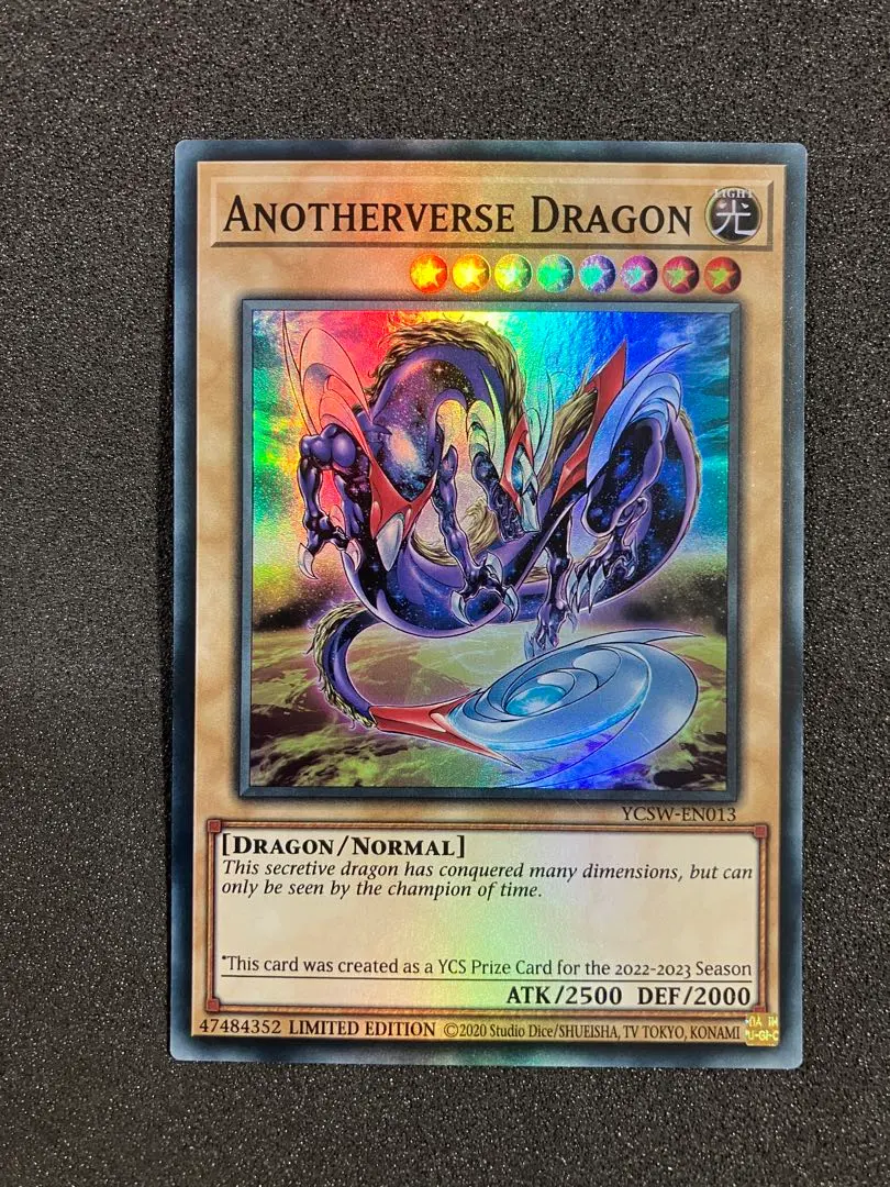 遊戯王 英語 優勝品 アナザー・バース・ドラゴン YCSW ウルトラレア アナザー・バース・ドラゴン Anotherverse Dragon YCSW-EN013