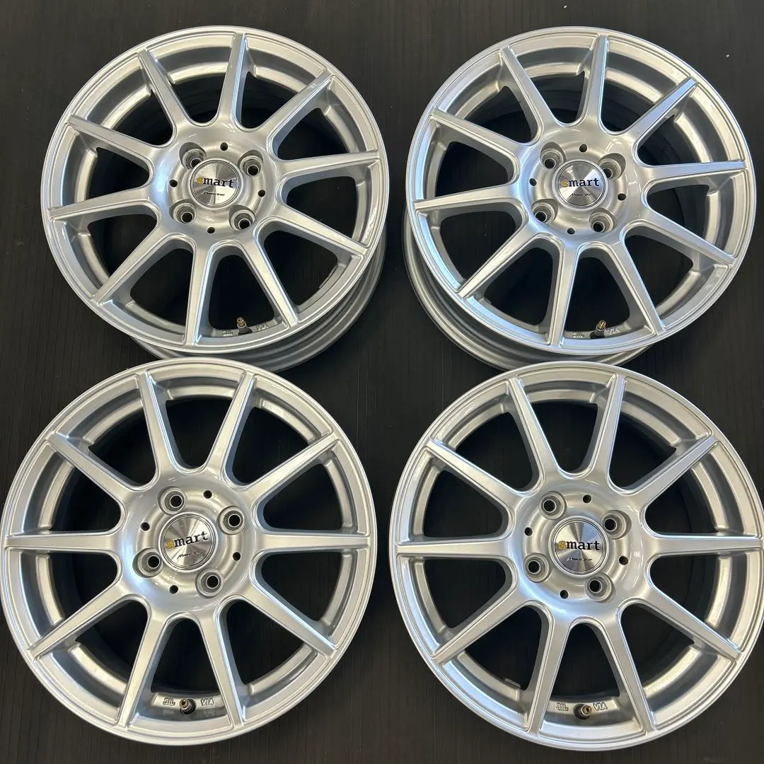 専用出品★軽自動車全般に★MANARAY １４インチホイール　４本 4本 送料無料 14インチ 4.5J +45 JWL VIA 4穴 PCD100 JP-STYLE