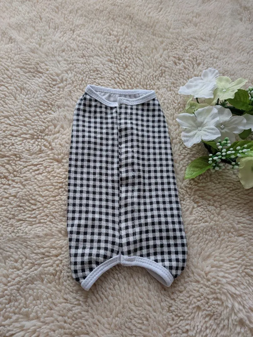Thumbnail of XXS Extra Small Dog ♡ Elizabeth Wear Unisex Post-Surgery Clothes Weaning Wound Protection Skin Disease Check Black
