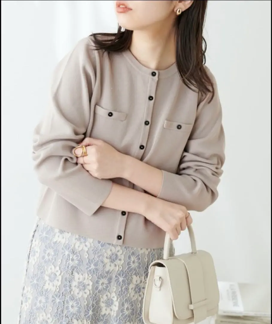 Thumbnail of natural couture: Happy to be washable at home! Tiny button cardigan