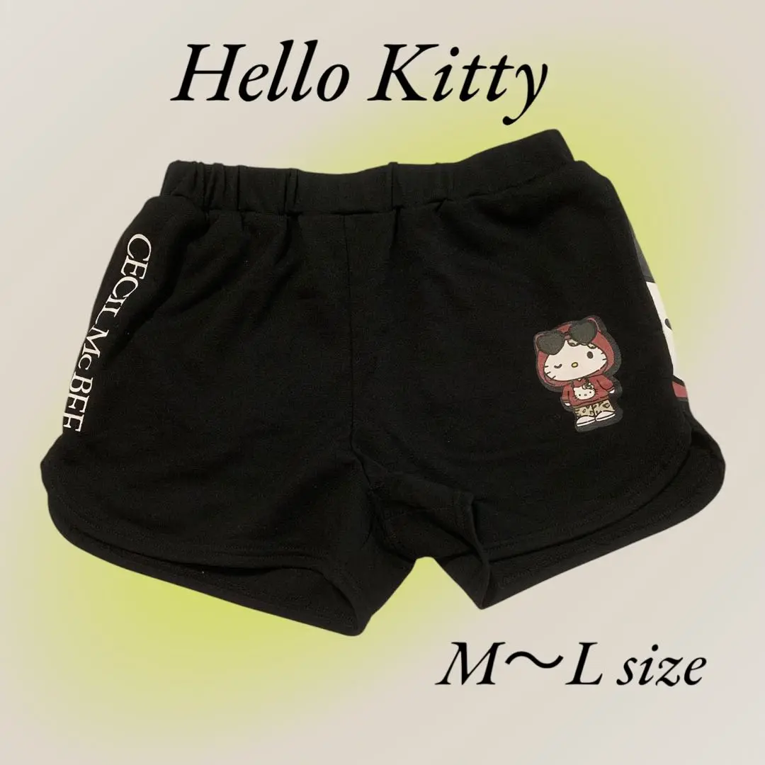 AIR SPACE ×Hello Kittyコラボ 刺繍アクセント付ショートボトム adidas Originals × HELLO KITTY & FRIENDS☆ コラボスニーカー