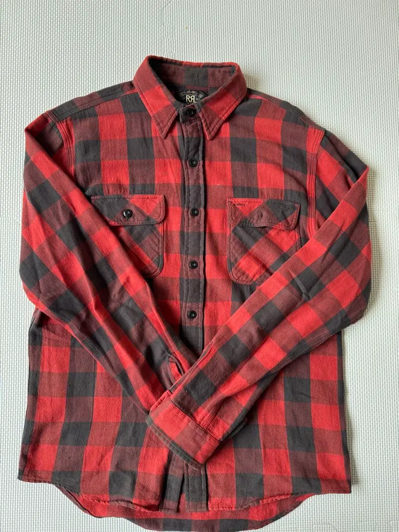 RRL チェックシャツ　ベッカム　B'z稲葉　着用　Lサイズ RRL チェックシャツ ベッカム B'z稲葉 着用 Lサイズ トップス