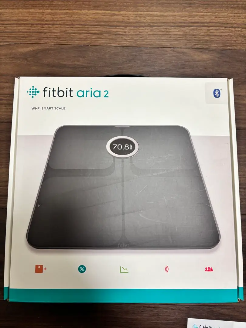 Fitbit　スマート体重計　Aria2 WiFi/Bluetooth対応　◆ Amazon.co.jp: Fitbit フィットビット スマート体重計 Aria2