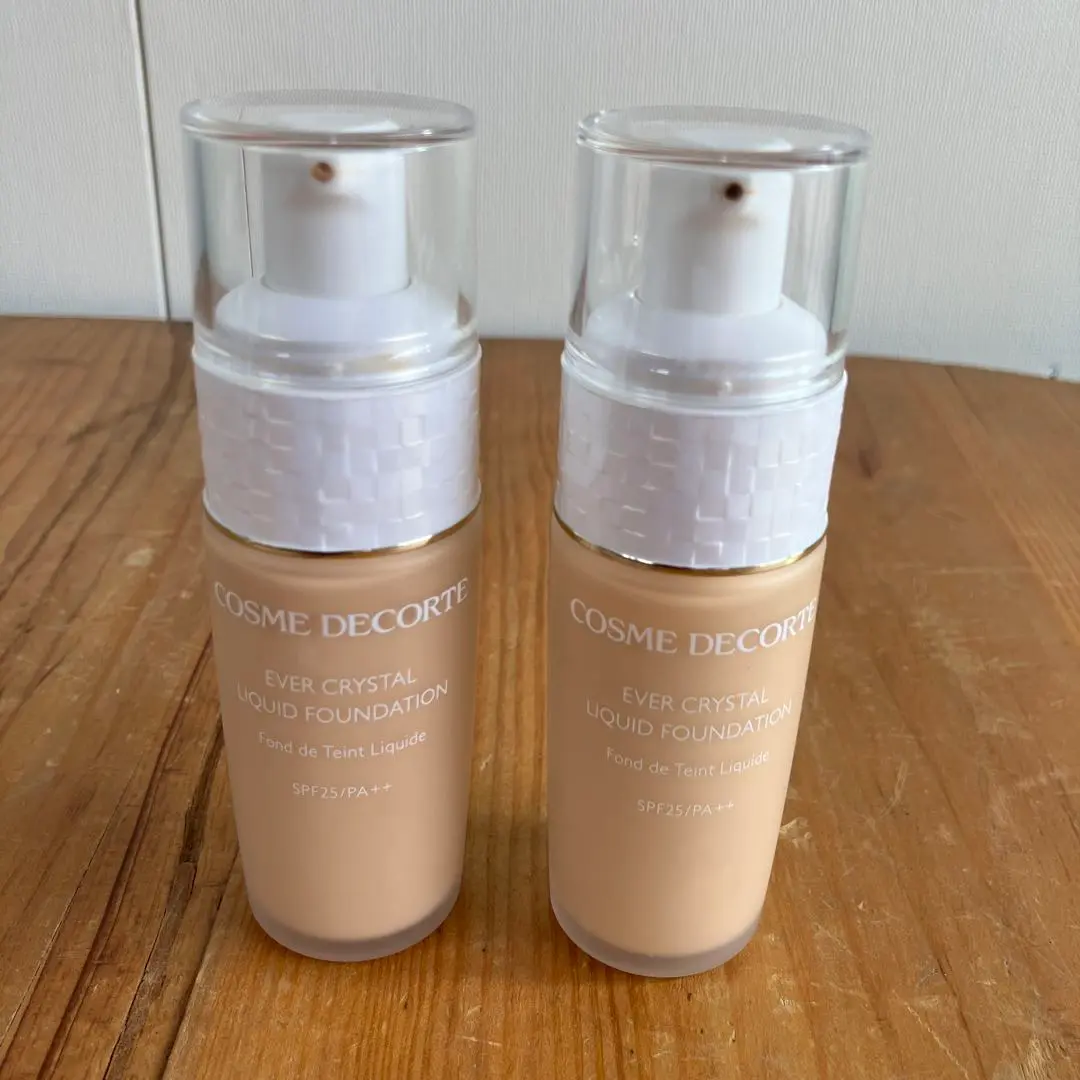【新品未使用】 コスメデコルテ エバークリスタル リキッドファンデーション202 COSME DECORTE - 新品 コスメデコルテ エバークリスタル