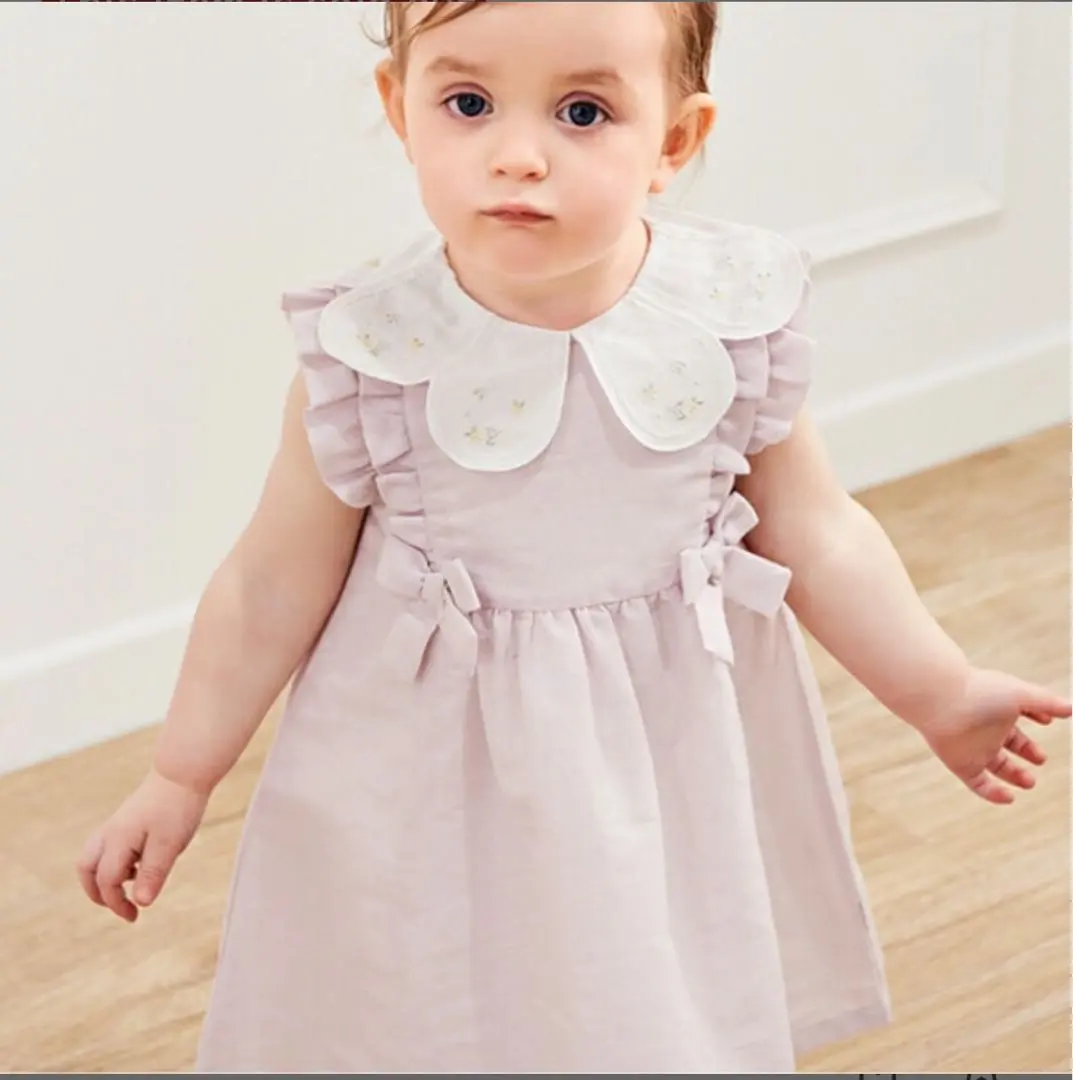 Thumbnail of Final price reduction! Beautiful condition pink dress, 110cm