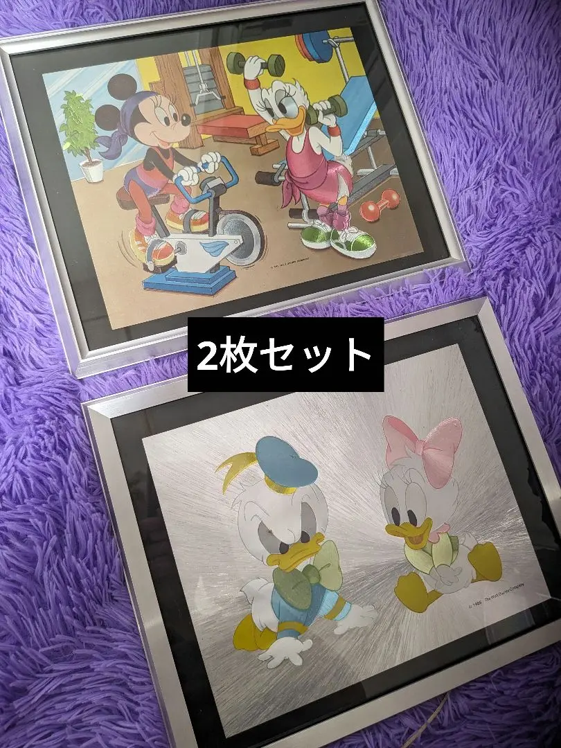 希少 レア ディズニー エッチング アート ベビー ミッキー