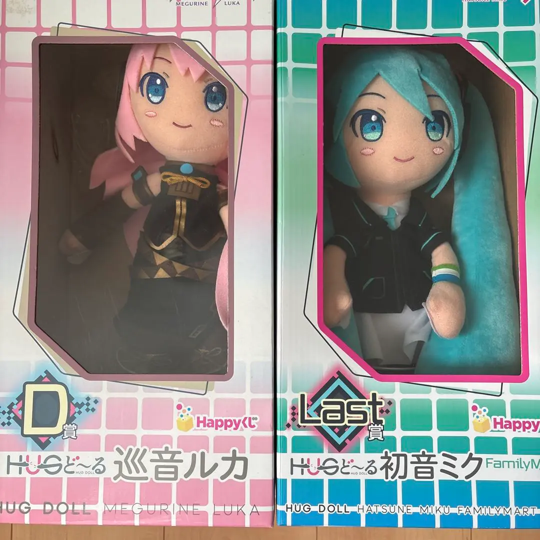 レア!! ハグドール HUGドール 初音ミク 巡音ルカ ぬいぐるみ 2025年最新】HUGどーる 巡音ルカの人気アイテム - メルカリ