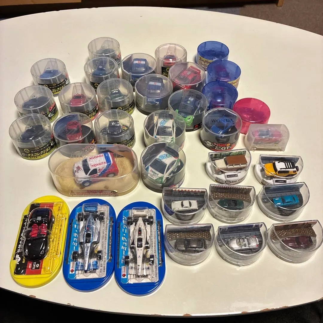 Thumbnail of Miniature car set, 33 pieces, sports cars