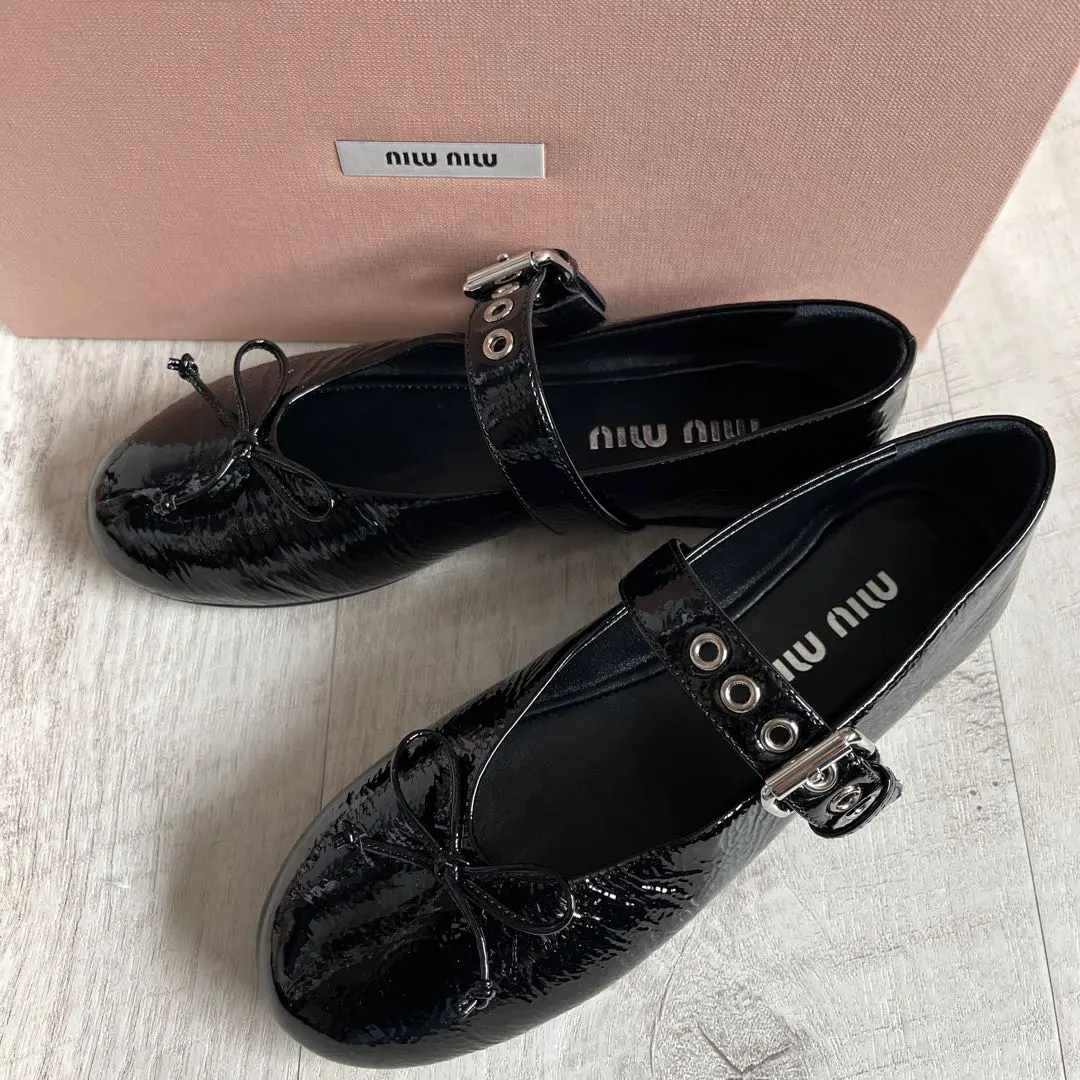 Thumbnail of Miu Miu Black Ballet Flats
