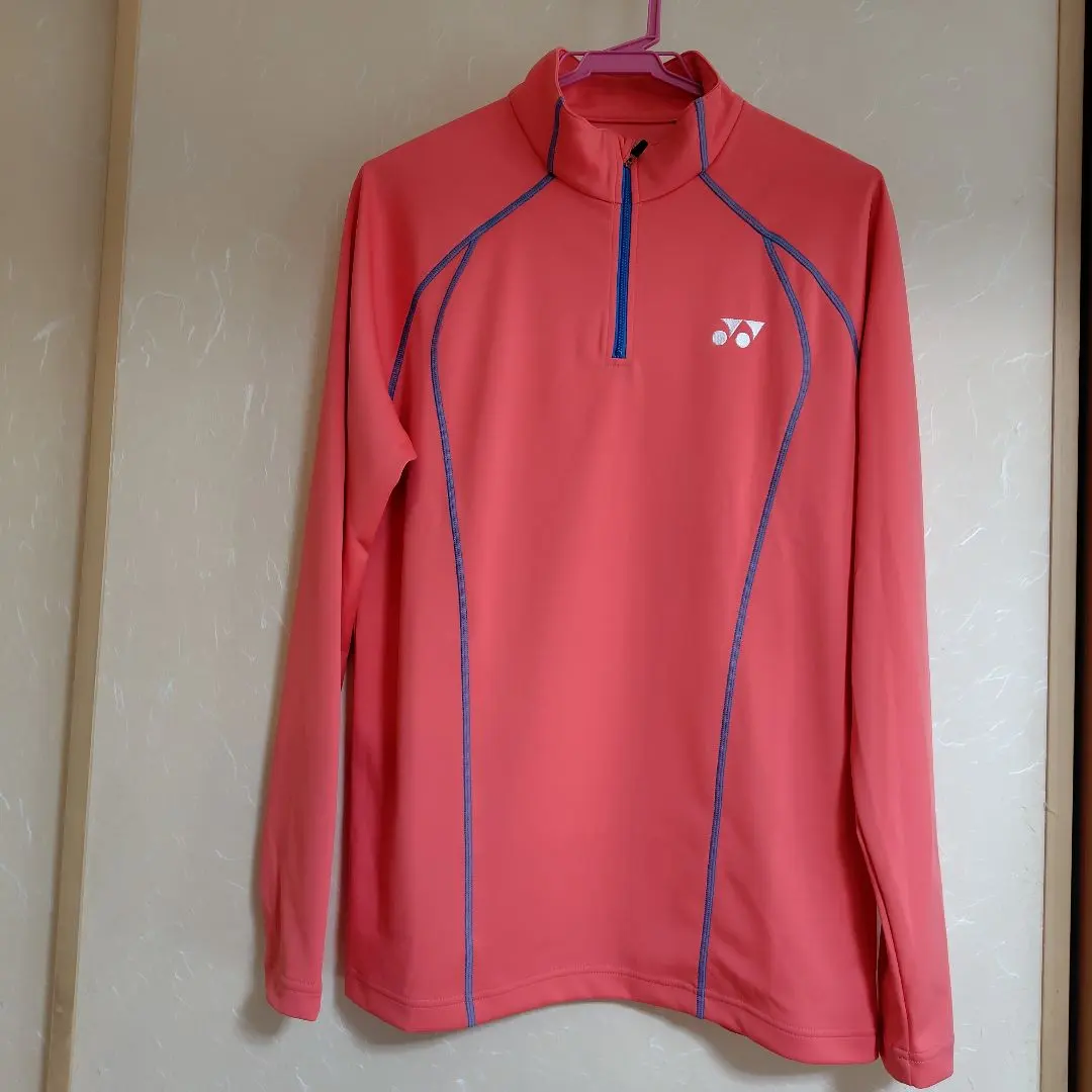 Thumbnail of Men's YONEX Half Zip Long Sleeve Wear JP M Pink