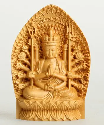 中国　唐木黄楊木彫刻　布袋座像　置物　C　R6716E 全国総量無料で 布袋像 木彫り 中国古玩 黄○袋 重量約15㎏ 高さ