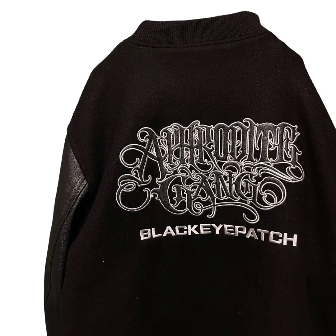 BLACK EYE PATCH × AGH 舐達磨　スタジャン L BLACK EYE PATCH × AGH 舐達磨 スタジャン L