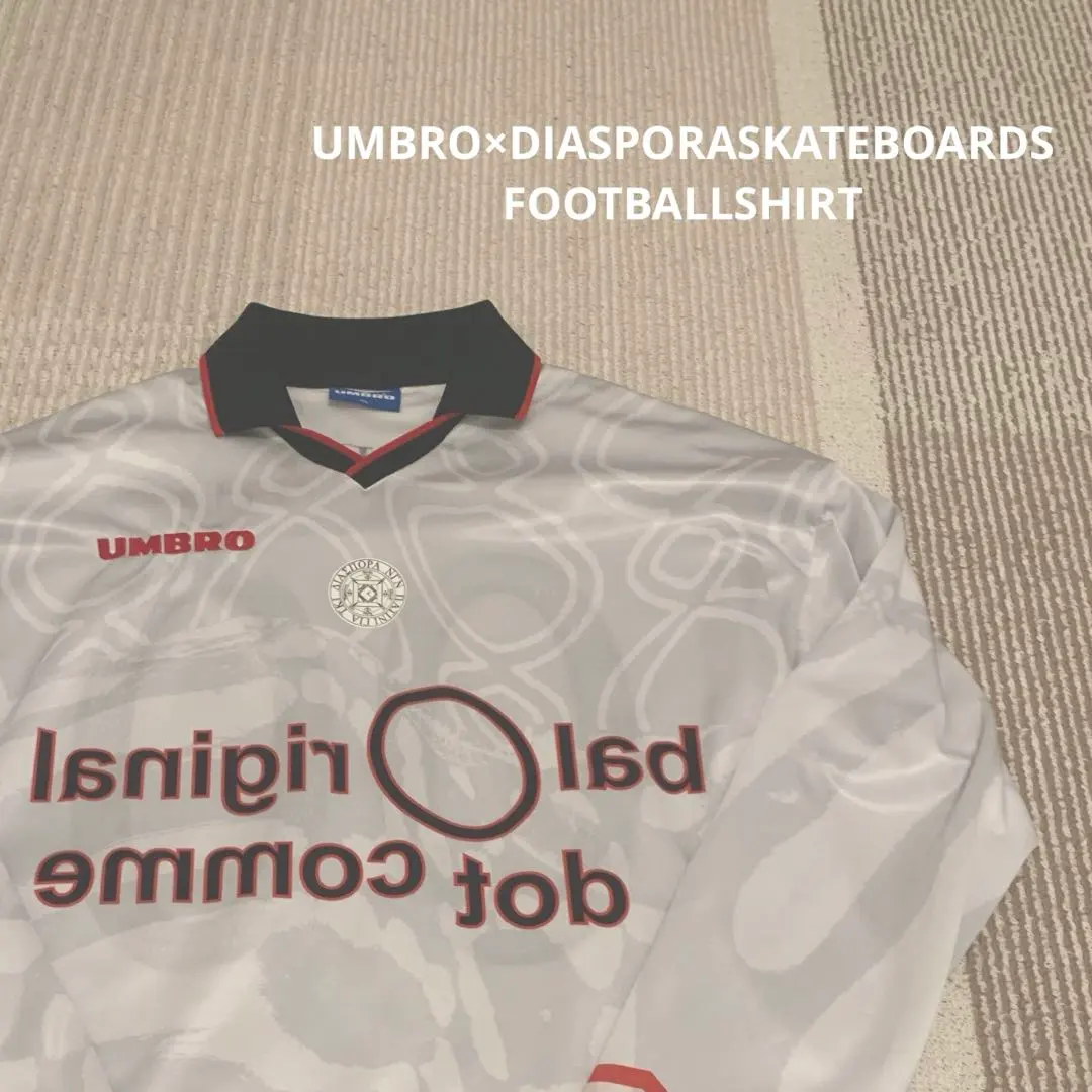 希少UMBRO × DIASPORA SKATEBOARDS サッカーシャツ 中古・古着通販】UMBRO (アンブロ) Diaspora Skateboards