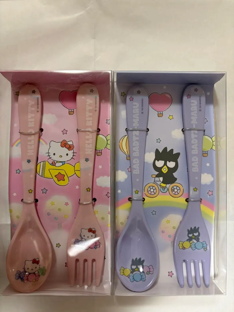 Thumbnail of Hello Kitty & Badtz-Maru Cutlery Set - Sanrio Lottery