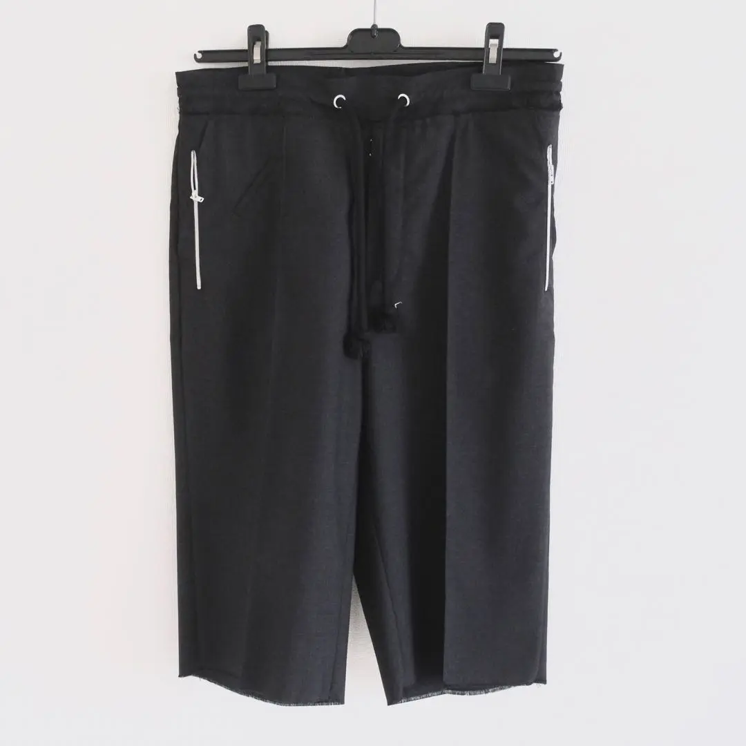 美品 マルジェラ ハーフパンツ 36 Maison Margiela SHORTS BLK ハーフパンツ ブラック パンツ