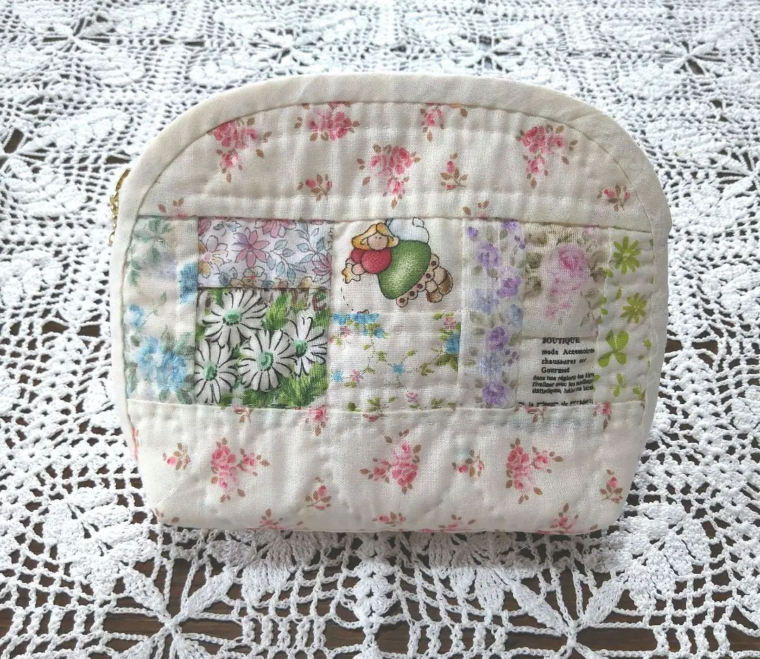 Thumbnail of ♦Price Reduced❤Lovely Pouch⭐Patchwork & Quilt✨Cosmetic Pouch❤Handmade