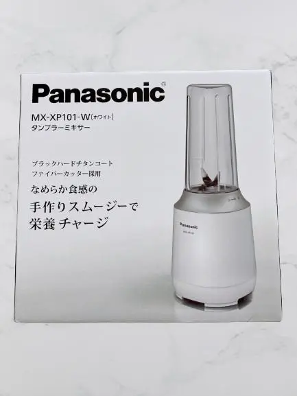 新品未使用　外箱なし　Panasonic MX-XP101 ミキサー 赤 Panasonic パナソニック タンブラーミキサー ホワイト MX-XP101
