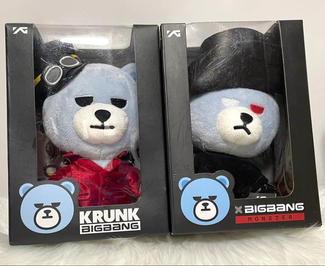 BIGBANG×KRUNK TOPぬいぐるみ　お座り　タンク チェスンヒョン BIGBANG TOP Choi Seunghyun KRUNK Official Sitting Plush