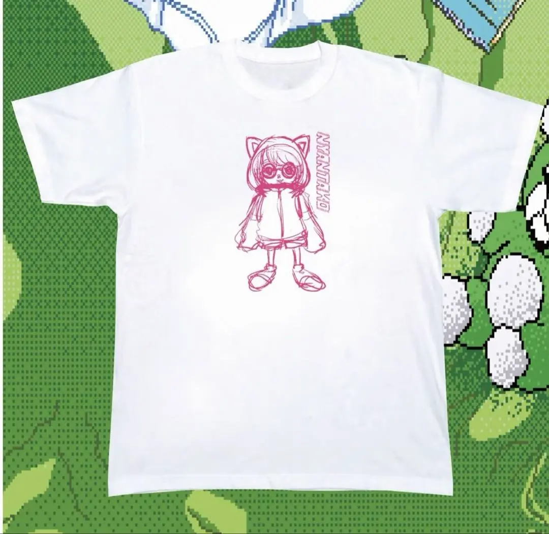 Vaultroom にゃんたこ Tシャツ Mサイズ ステッカー付 ZETA DIVISION x vaultroom LOGO TEE / WHT – VAULTROOM