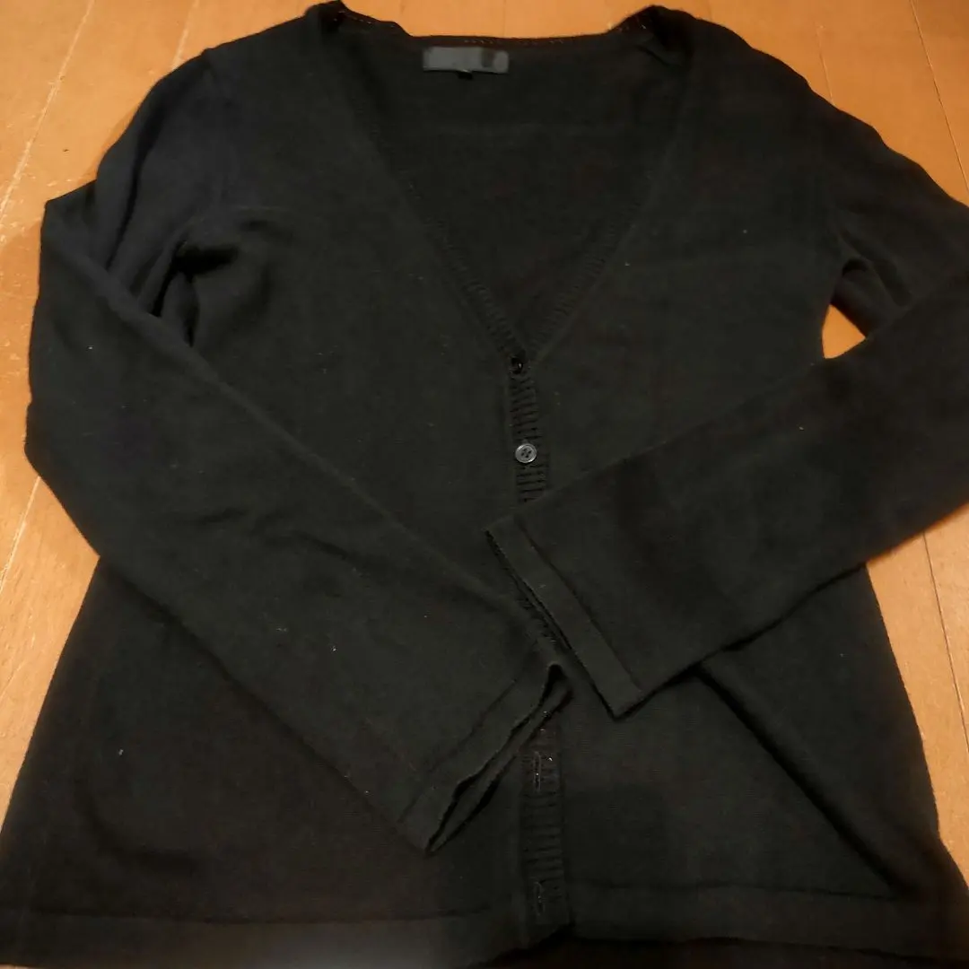 Thumbnail of UNTITLED Black V-neck Cardigan Size 2