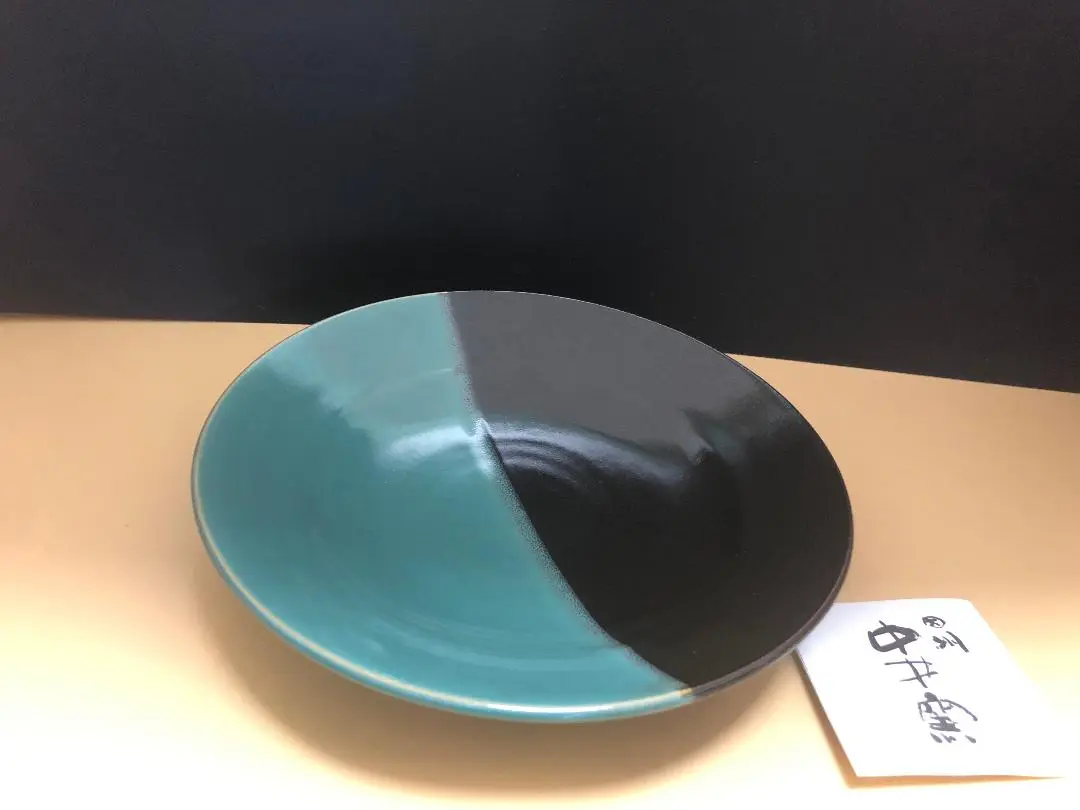 【直径24.5㎝】　牛ノ戸焼　中井窯　掛け分け大鉢　菓子鉢　大皿　深皿 Amazon.co.jp: 直径24.5㎝ 牛ノ戸焼 中井窯 掛け分け大鉢 菓子鉢