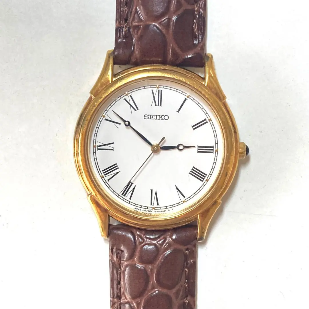SEIKO セイコー V701-1920 クォーツ 腕時計ヴィンテージ SEIKO V701-1920 MENS QUARTZ WATCH - メルカリ