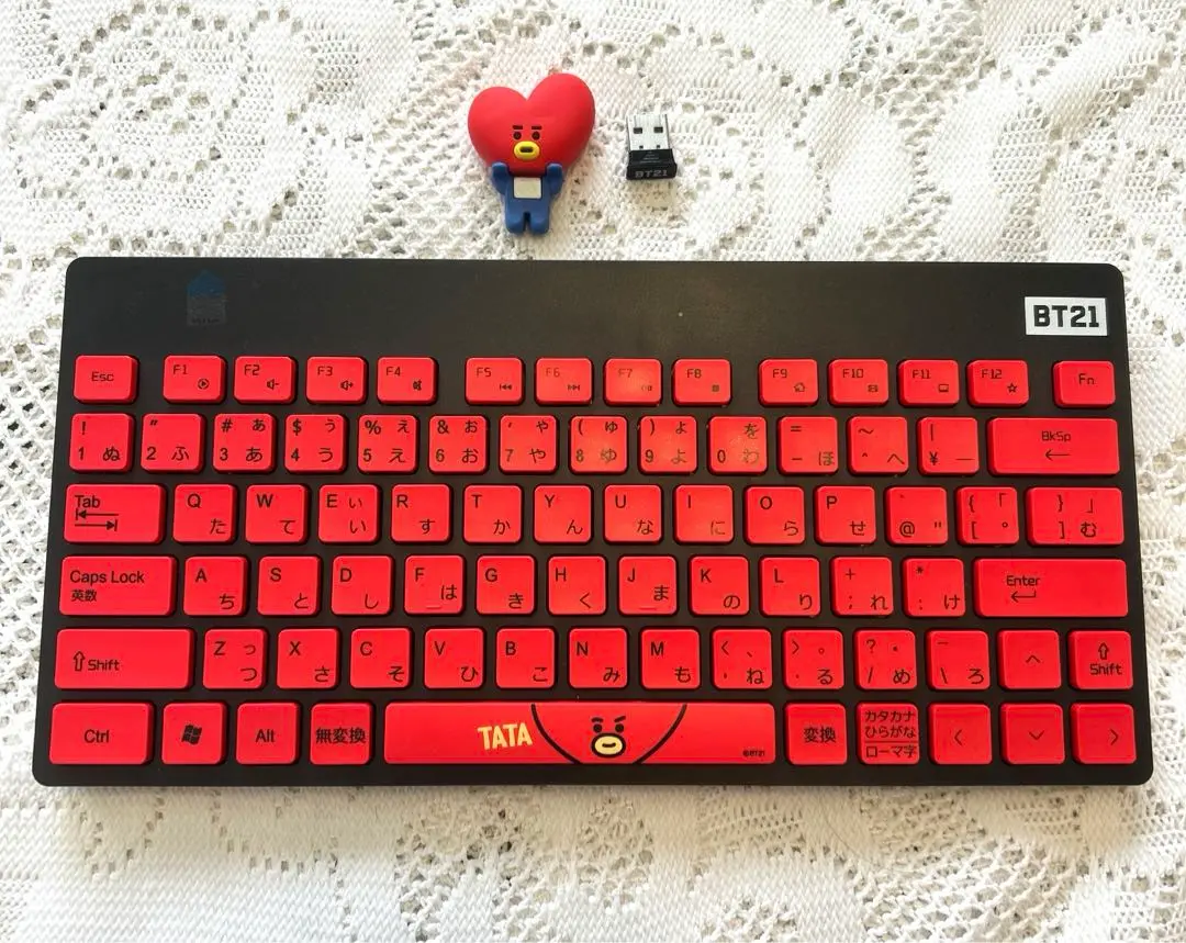 防弾少年団(BTS) - BT21 キーボード＆マウス Line Friends BTS Bangtan Boys BT21 WIRELESS SILENT KEYBOARD