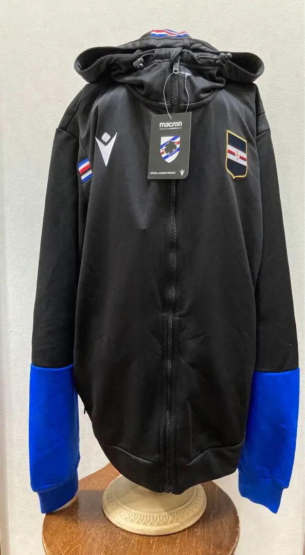 macron　マクロン　ラツィオ　ジャージ　ジャケット　L　セリエA　ブラック Lazio/ラツィオ/トラックジャケット/Macron/L - メルカリ