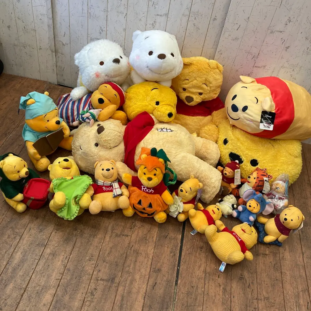 Thumbnail of Disney Winnie the Pooh Pooh Bear Plush Toys Large Lot Mascot