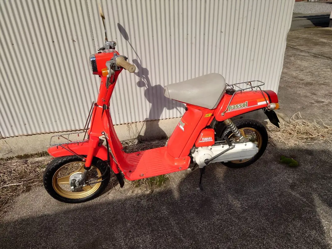 新品　当時物　オバヘル　赤　旧車　パッソル　ペリカンジョグ　モトコンポ 新品当時物オバヘル赤旧車パッソルペリカンジョグモトコンポ