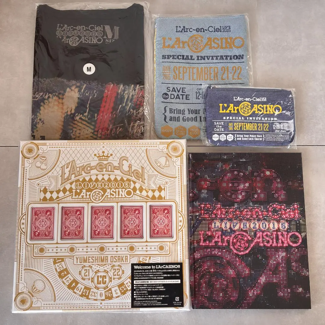 2025年最新】L'Arc-en-Ciel LIVE 2015 L'ArCASINO(初回生産