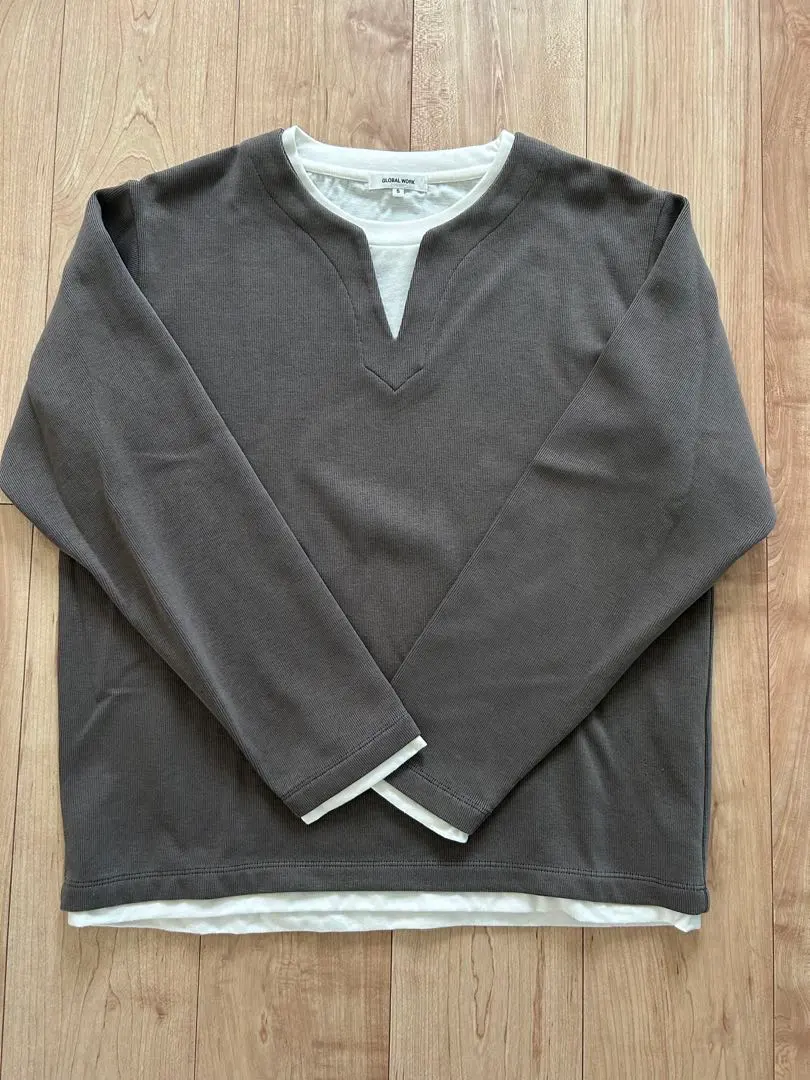 GLOBAL WORK 長袖針織衫 S 尺寸 的縮圖
