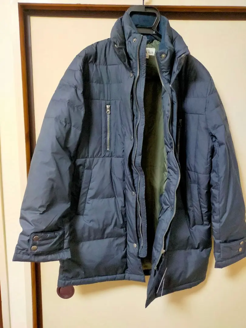 【大特価！】ダウン ジャケット メンズ LL ネイビー ダウン90% タカシマヤ m87871780965_1.jpg?1735432874