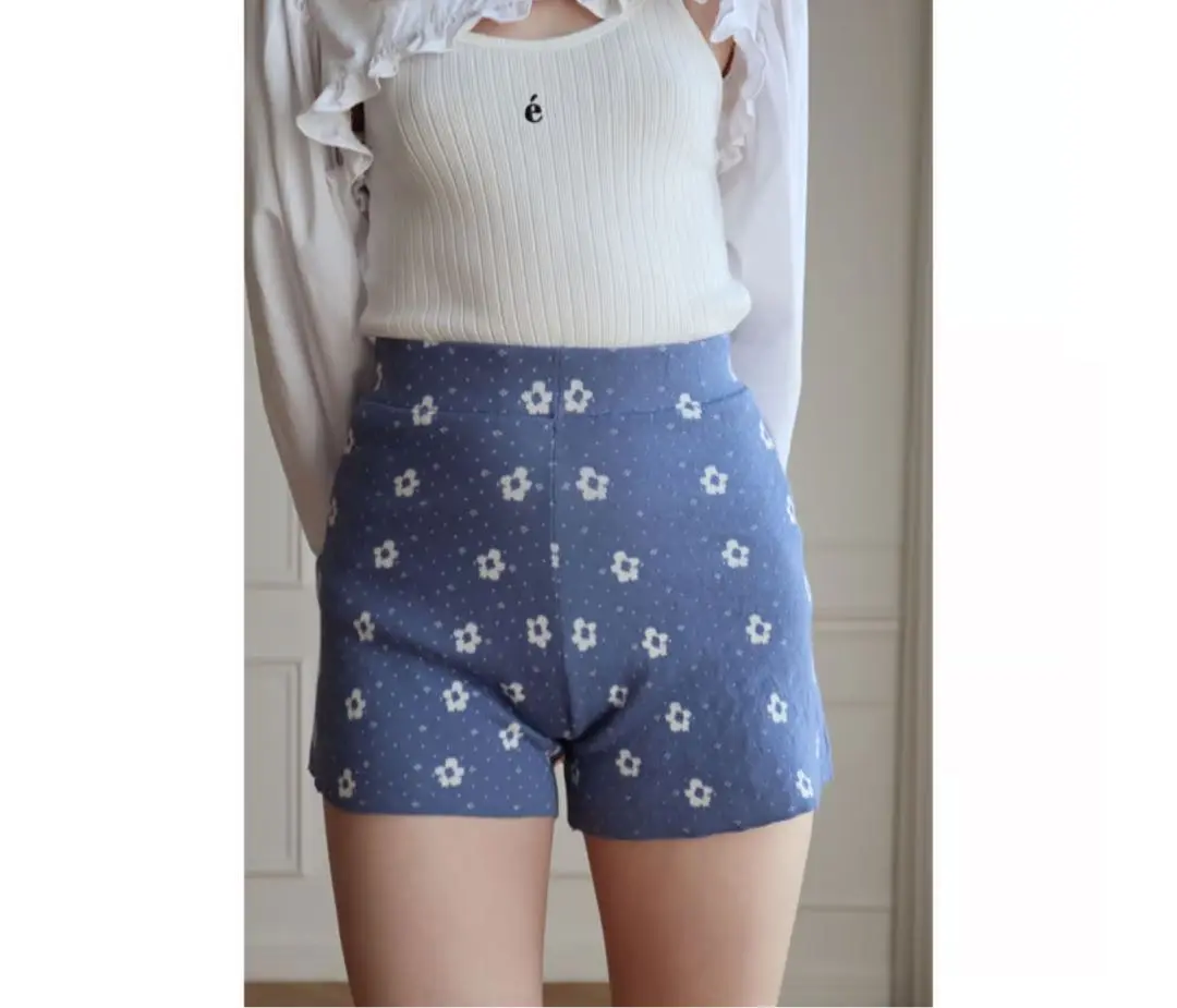epine　花柄ショートパンツ　エピヌ é embroidey flower short pants ivory | épine