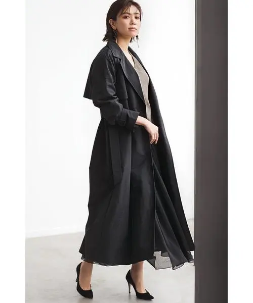 イディット 福田麻琴 美品✨ライトアウター ナイロンコート 【L
