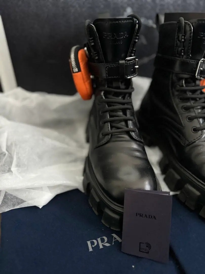 PRADA 廃盤レザーブーツ 楽天市場】プラダ PRADA（ブーツ｜メンズ靴）：靴の通販