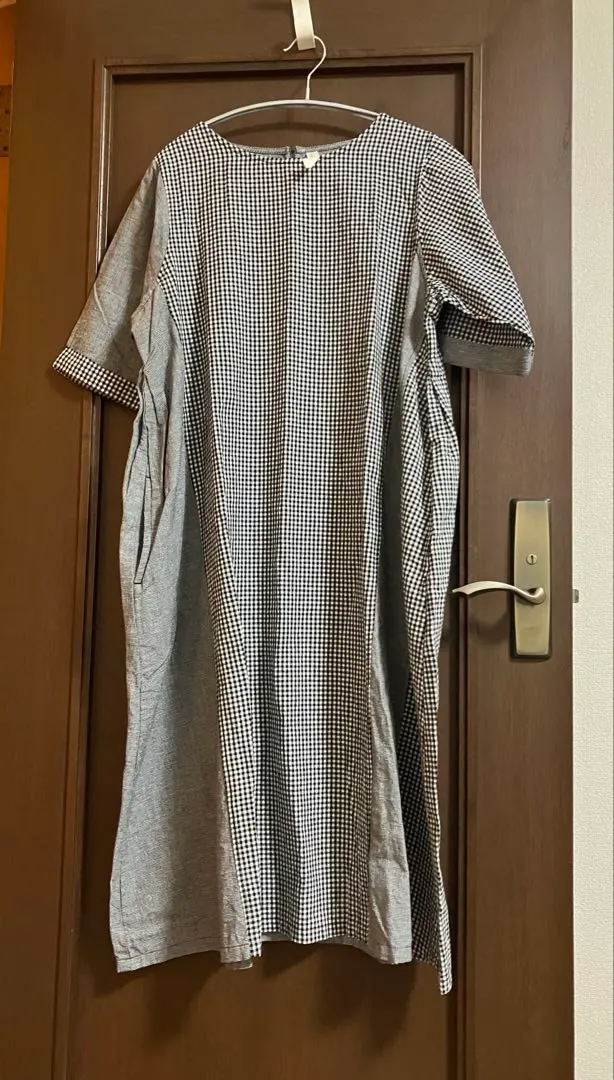 Thumbnail of Cloud Nine One-Piece Dress Black and White Check