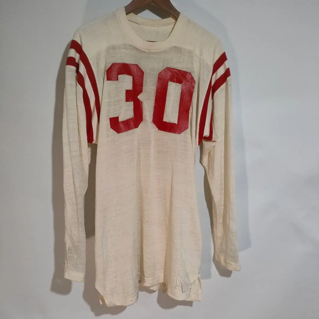 40s Russell Southern Co. フットボールtシャツ 44番 40s Russell Southern Co. フットボールtシャツ 44番