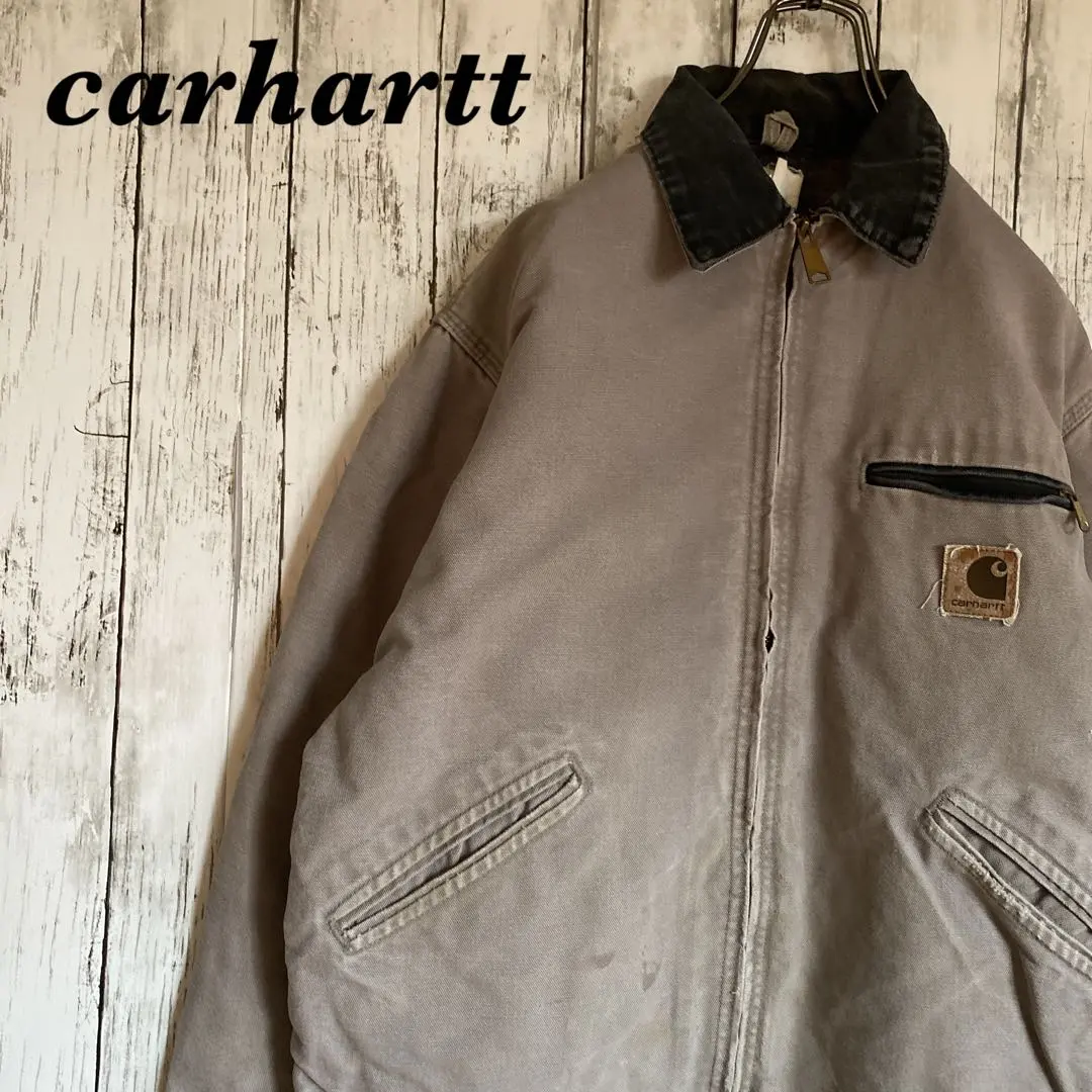 カーハートデトロイトジャケット　J64 CMT USA製　90s 古着 90年代 カーハート Carhartt デトロイトジャケット ダック