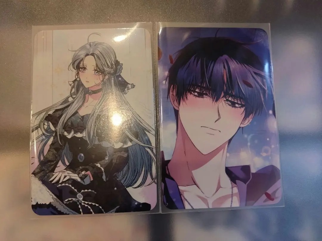 Thumbnail of Dad, I hate this marriage! Korean cafe trading card set of 2.